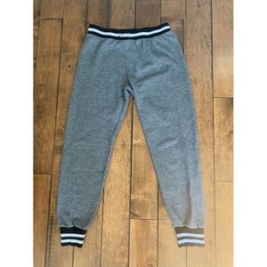 Peppered grey sweatpants